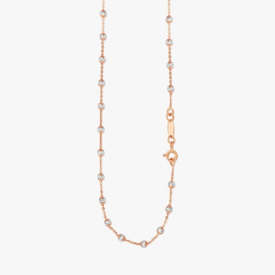 Alluring Beaded Gold Chain