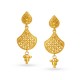 Gold earrings