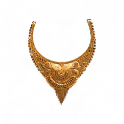 Royal Peacock Bridal Gold Necklace 18K