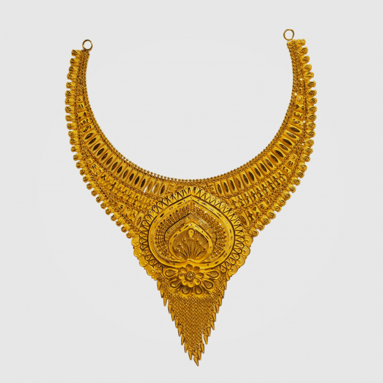 Royal Peacock Bridal Gold Necklace